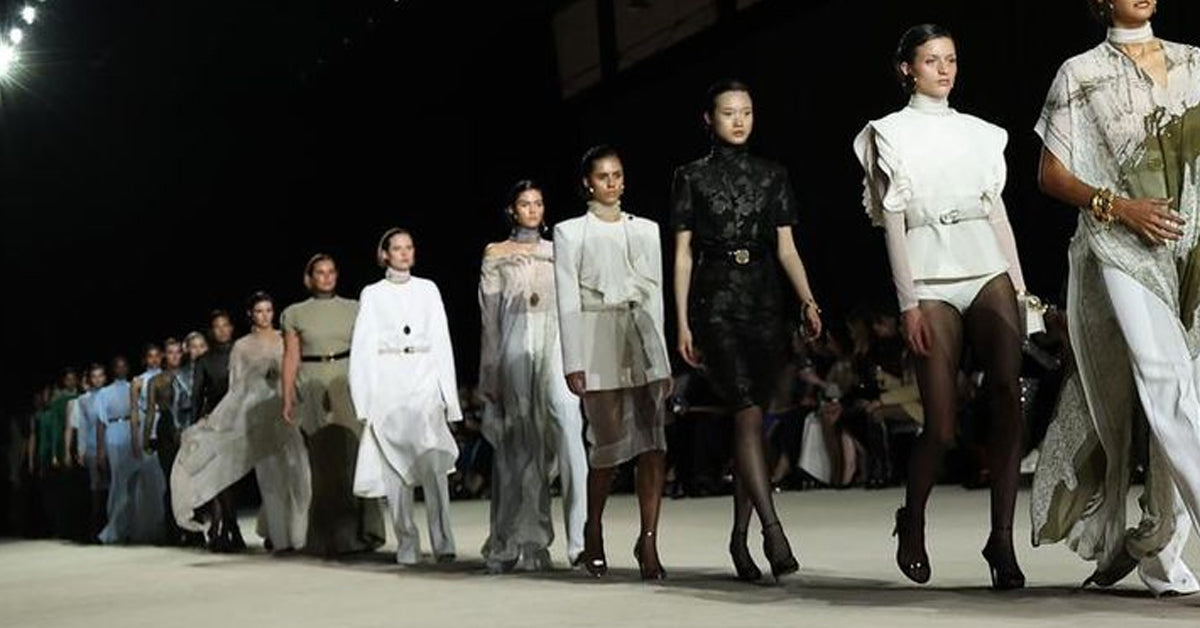 run way show in Melbourne showing street style