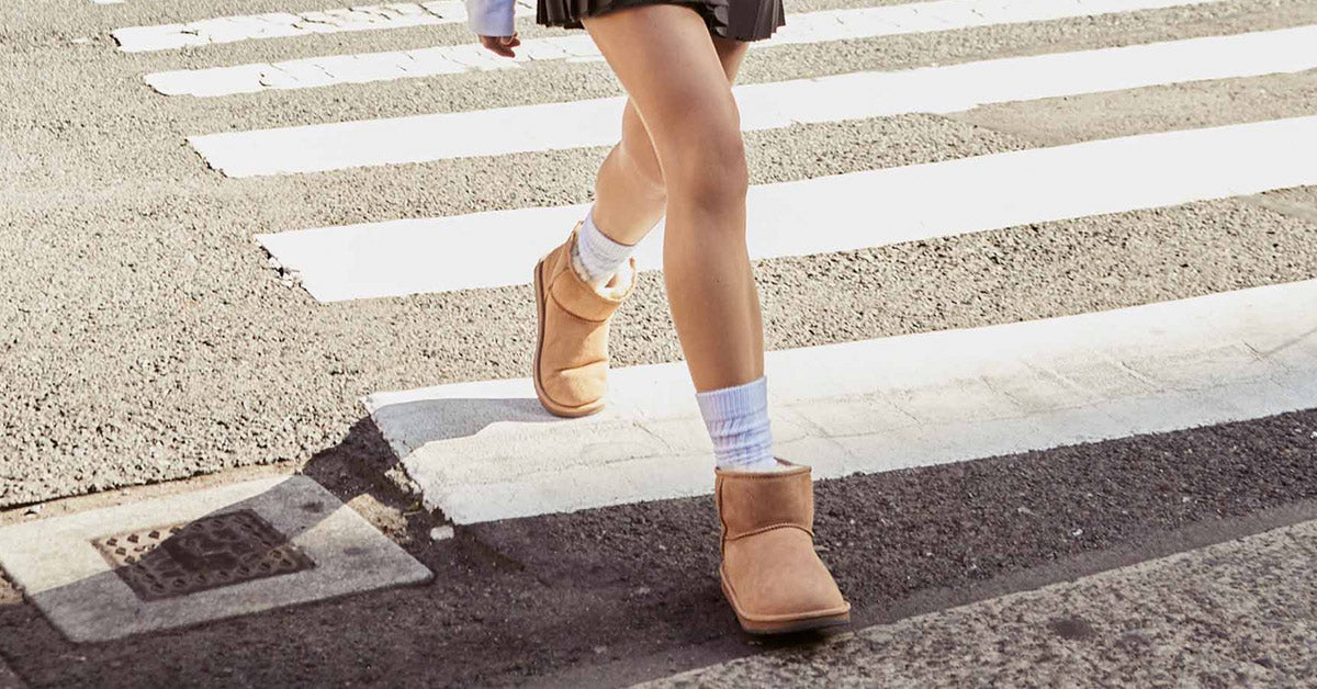 Walking Outside with Clean Ugg Boots