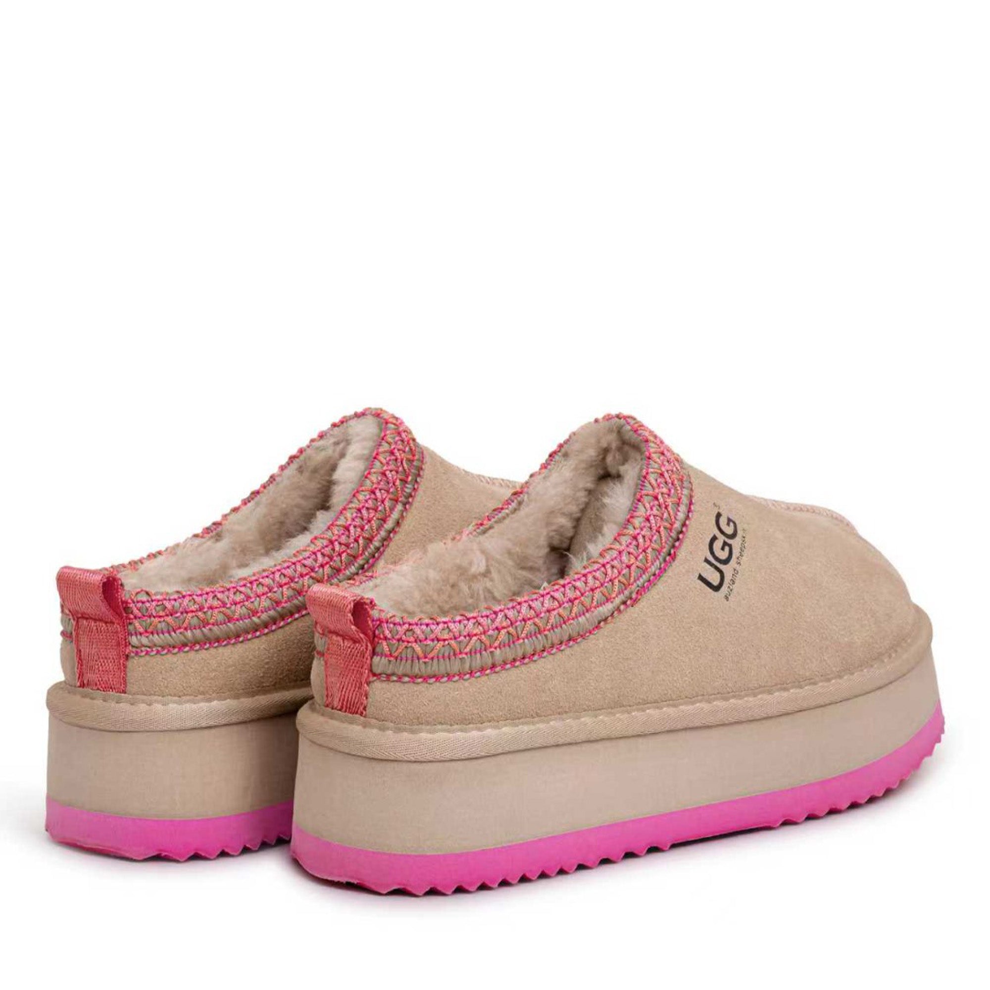 Premium Tassie Platform Ugg Slippers