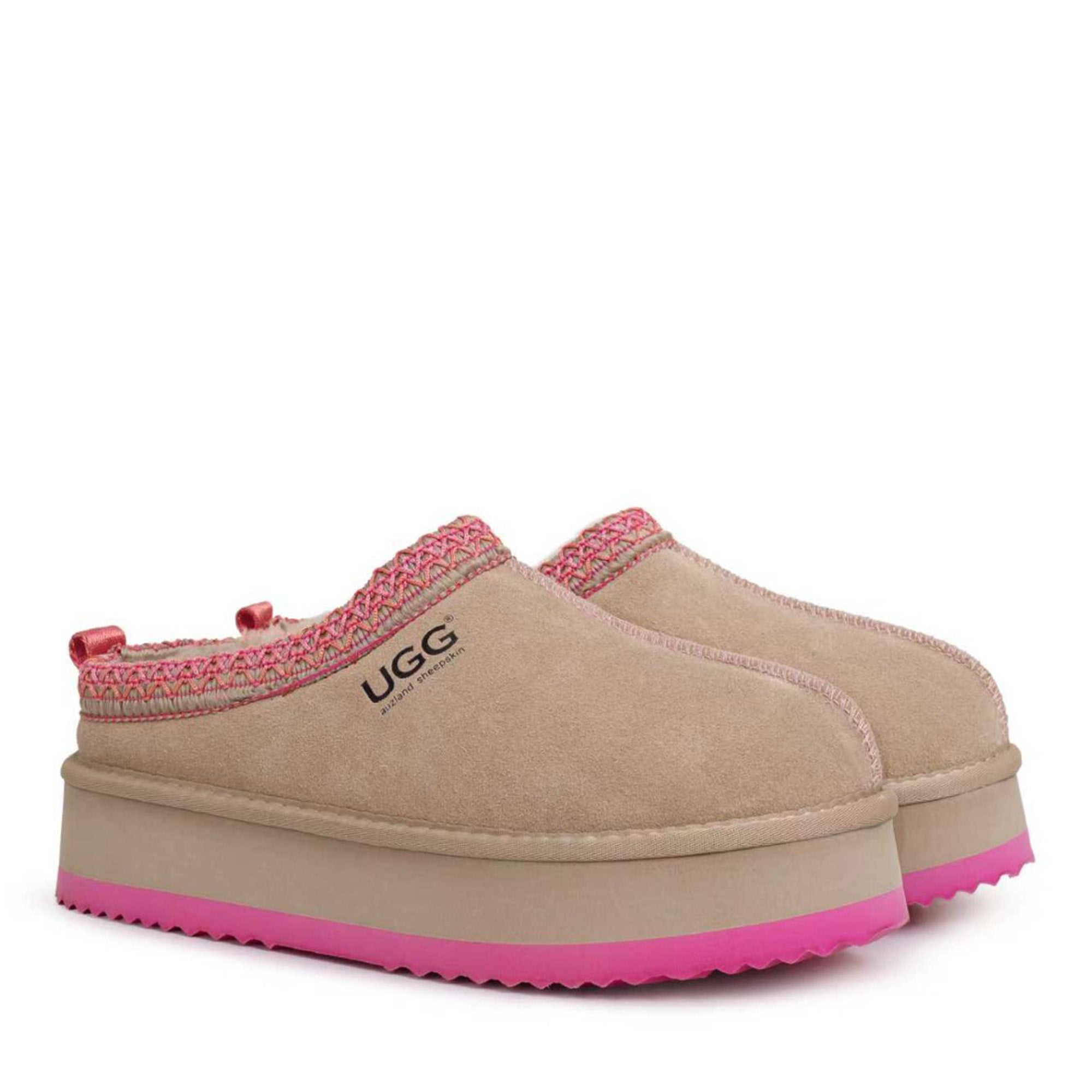 Premium Tassie Platform Ugg Slippers