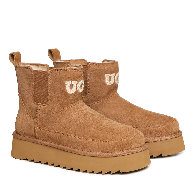 Ultimate Platform Logo Ugg Boots