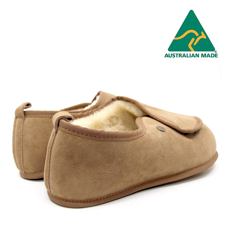 Australian Made - Pat Velcro Ugg Slippers