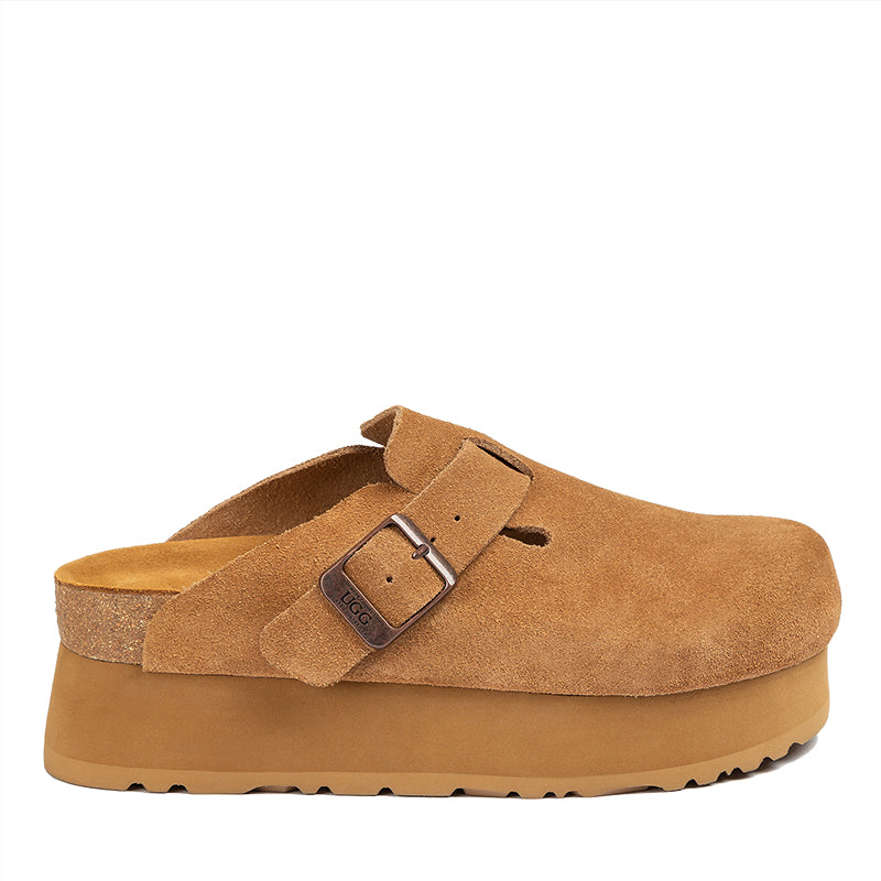 UGG Valentina Platform Suede Leather