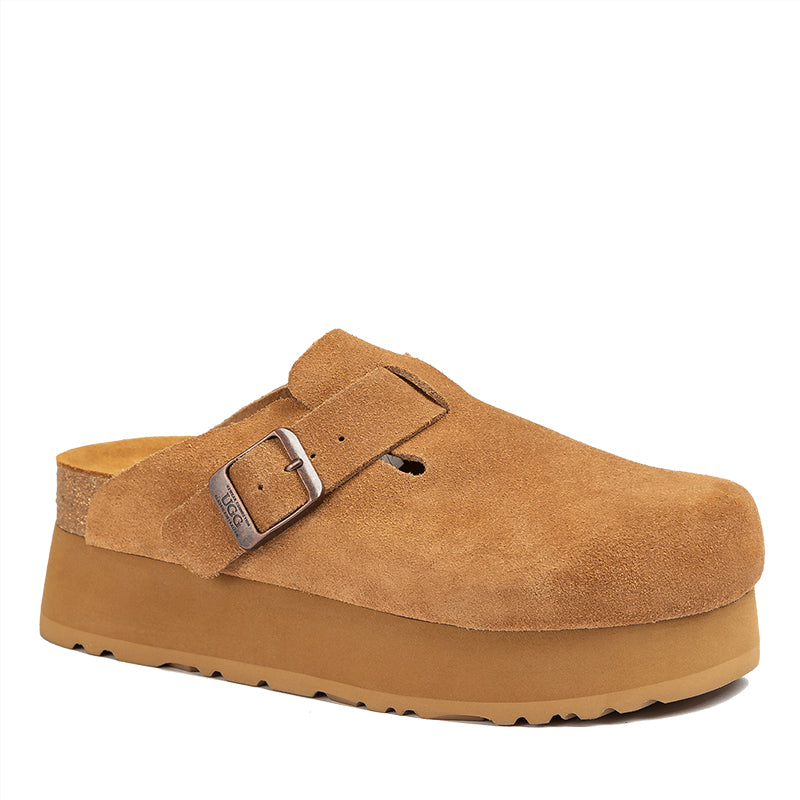 UGG Valentina Platform Suede Leather