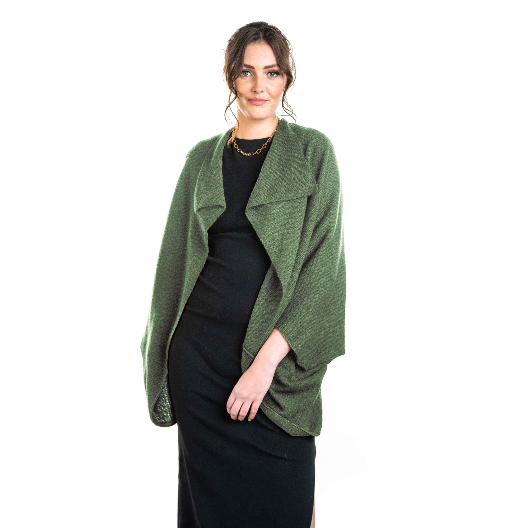 Wełna Premium Possum i Merino - Wzruszanie ramionami ściegiem mchu