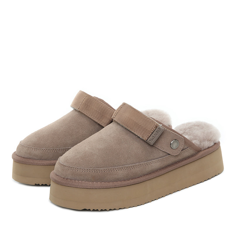 Clog Wool Platform Scuff Uggs