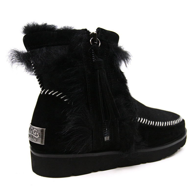 Side Fur Ugg Boots