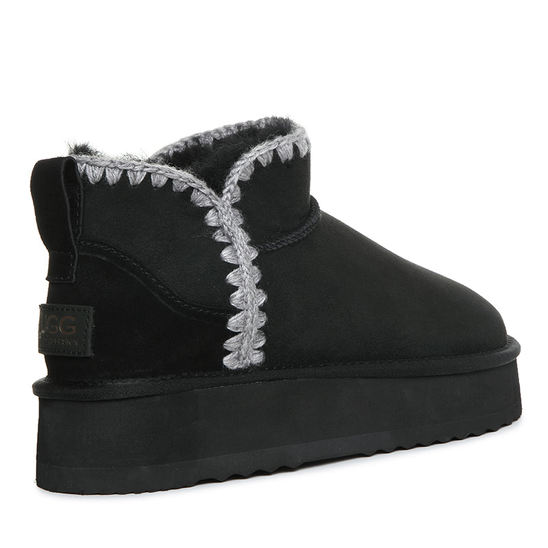 Premium Mini Platform Stitch Uggs