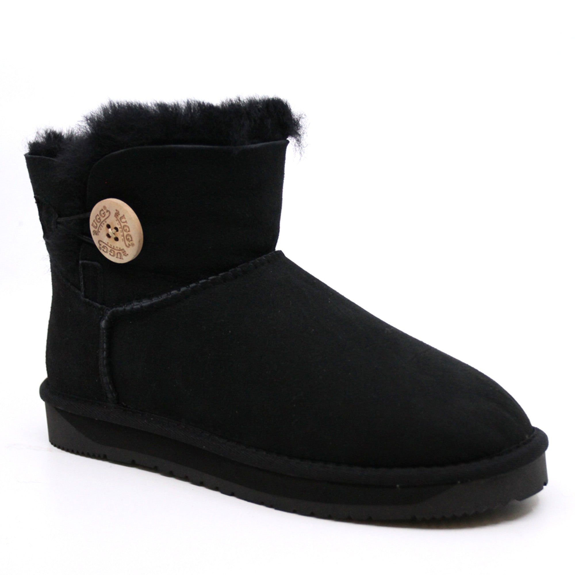 Button Mini Ugg Boots