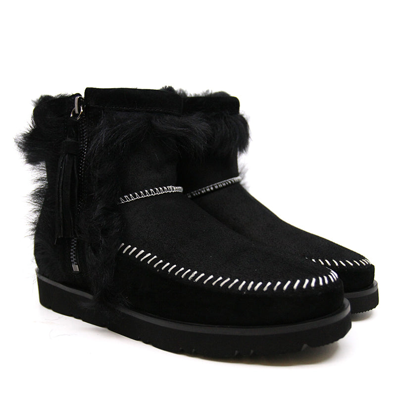 Side Fur Ugg Boots