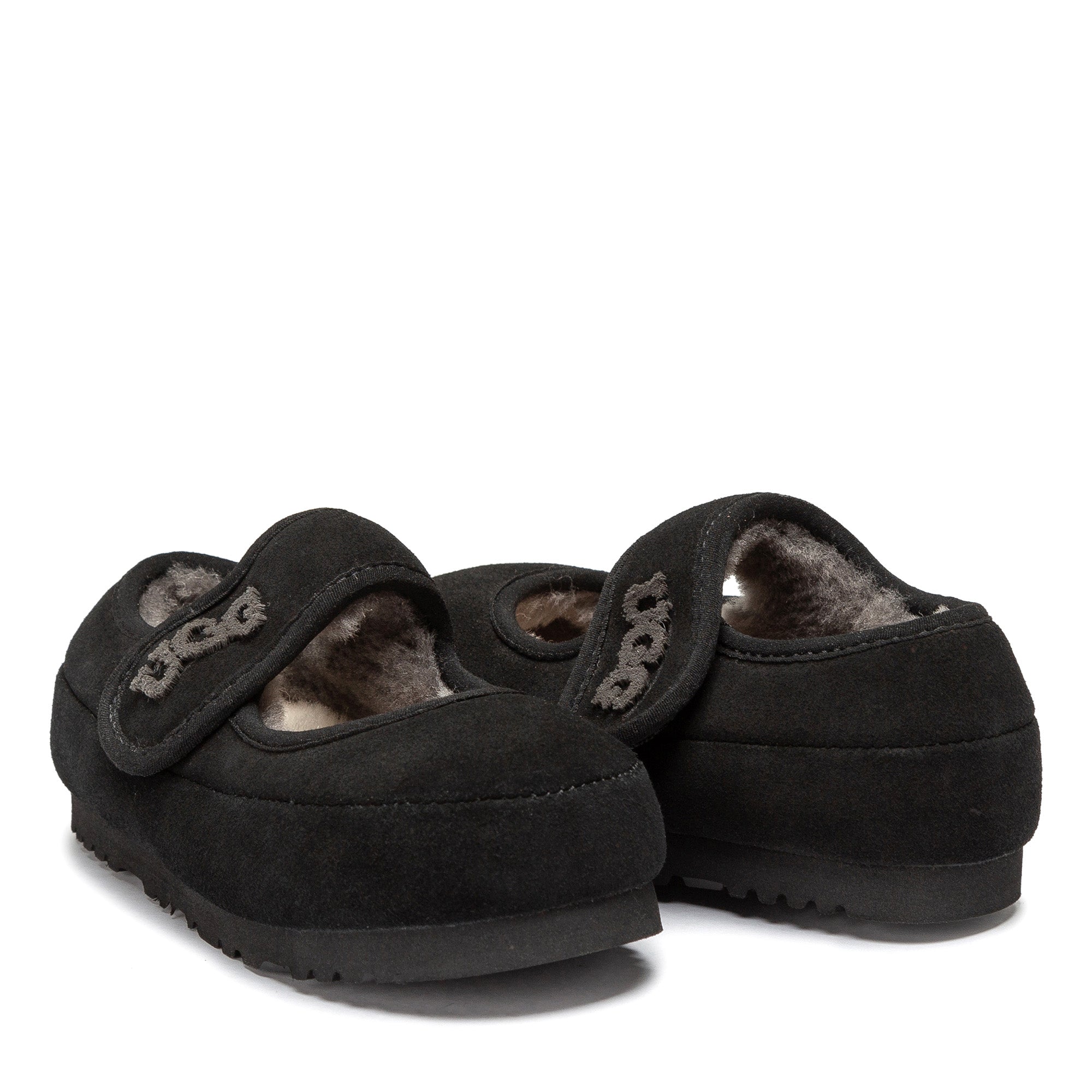 Kids Velcro Ugg Slippers