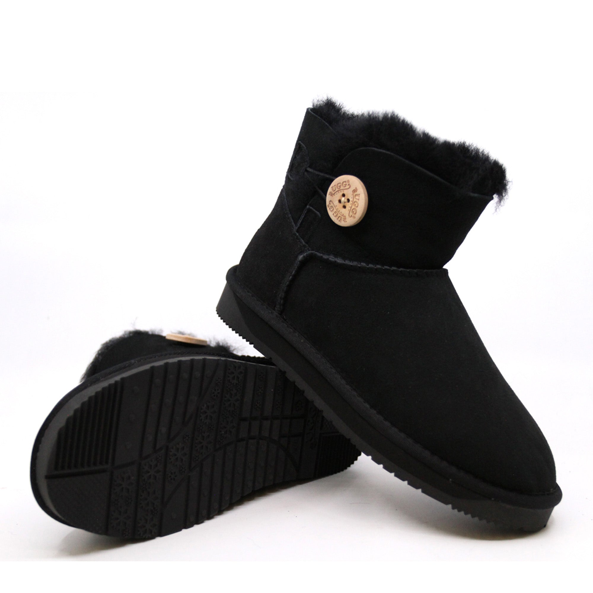 Button Mini Ugg Boots