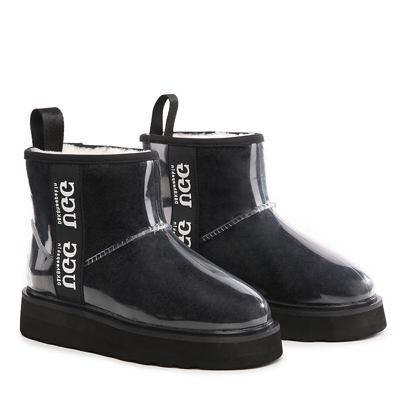 UGG Platinum Coated Rain Boots