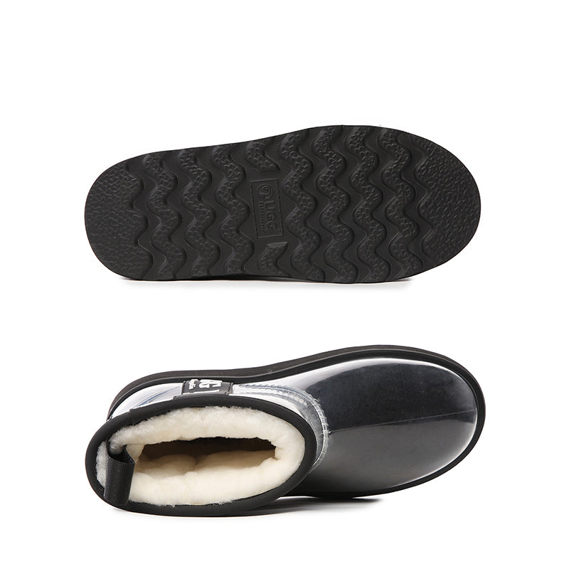 Platinum Coated Rain Ugg Boots