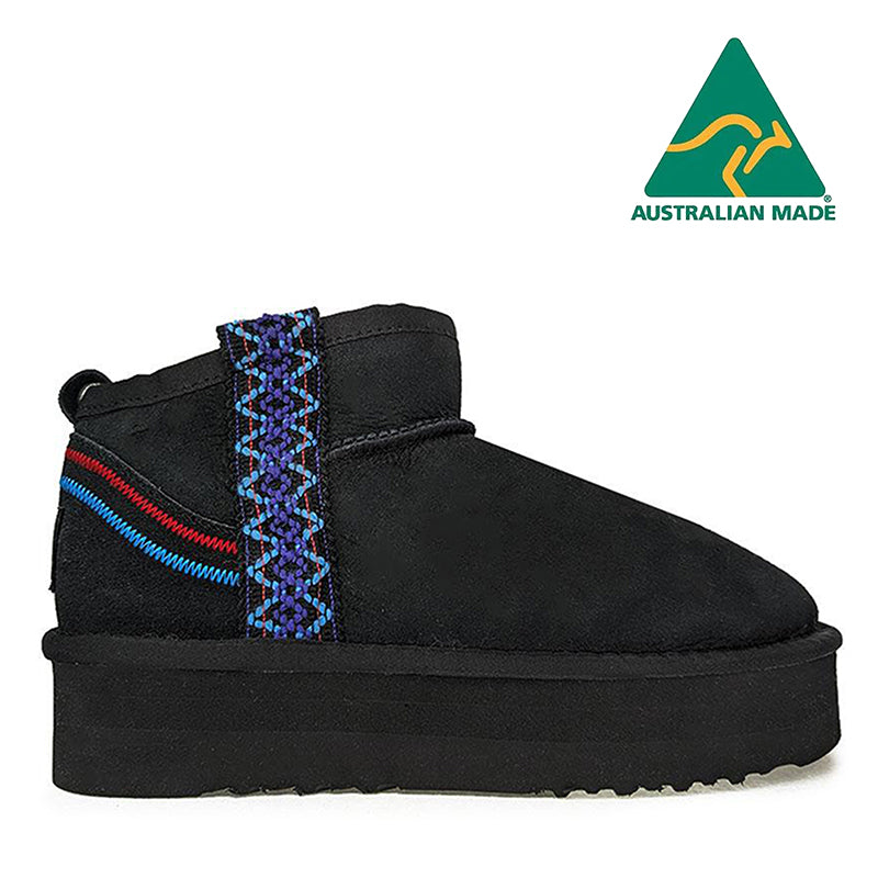 Australian Made - Mini Platform Potea Braid Ugg Boots