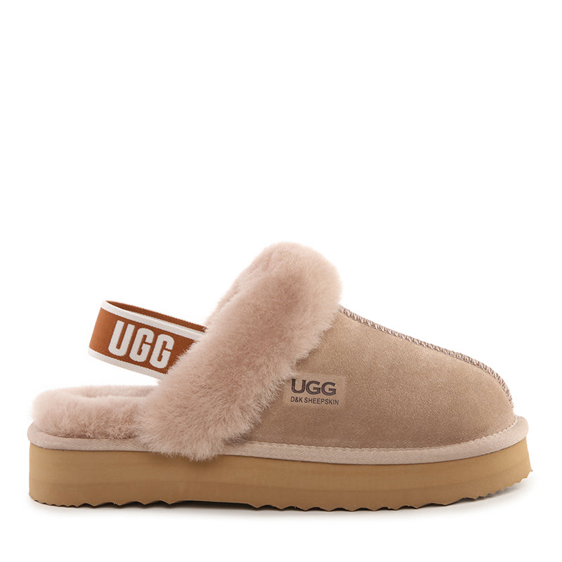 Platinum Slingback Scuff Uggs