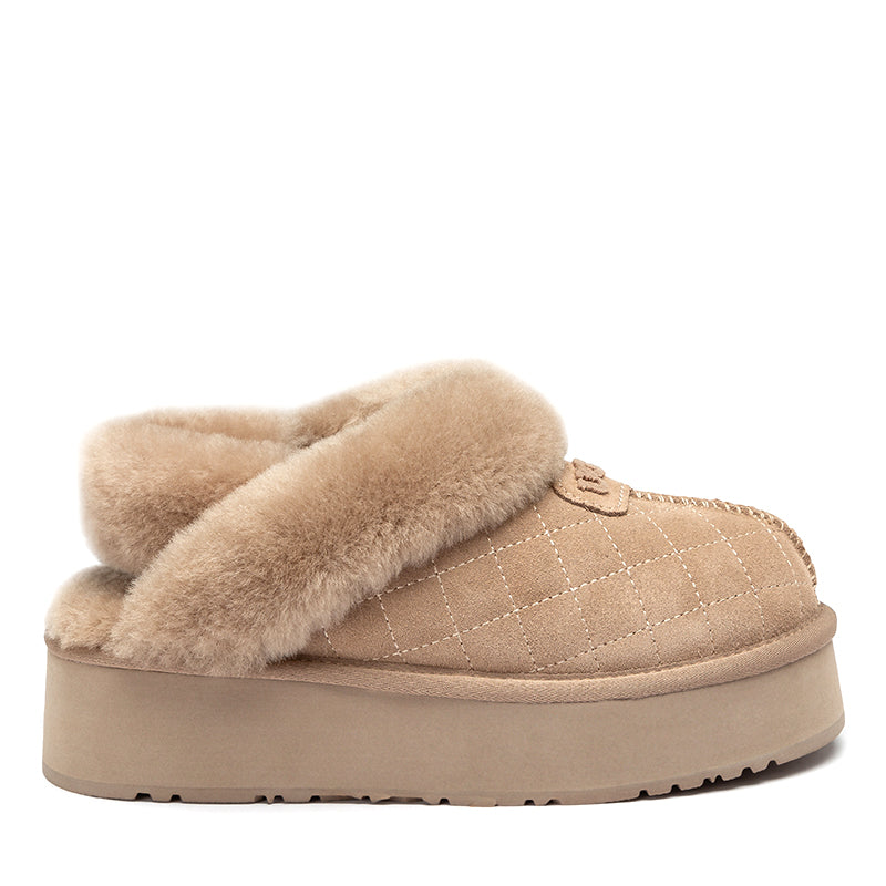 Fluffy Strap Platform Uggs