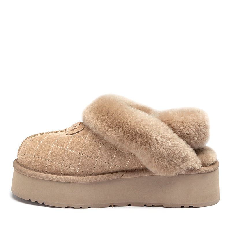 Fluffy Strap Platform Uggs