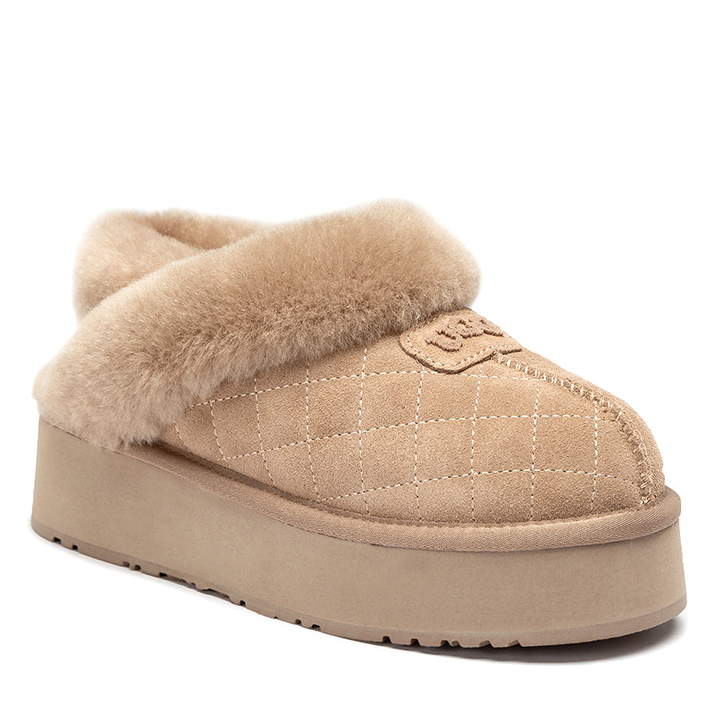 Fluffy Strap Platform Uggs