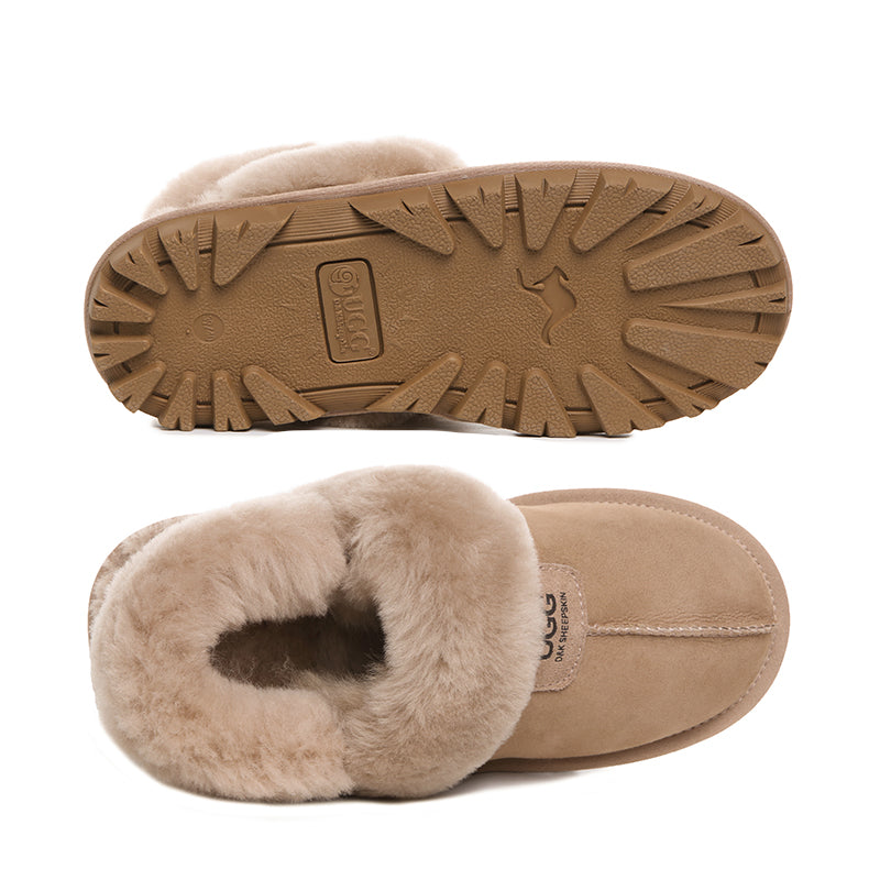 Fluffy Strap Ladies Scuff Uggs