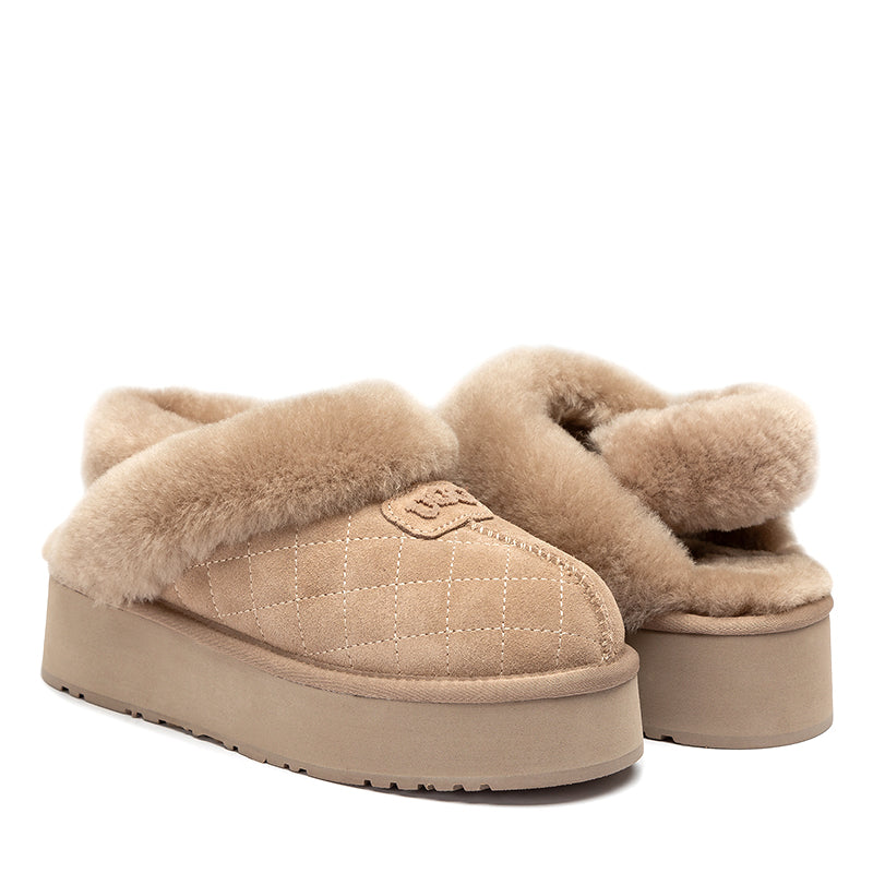 Fluffy Strap Platform Uggs