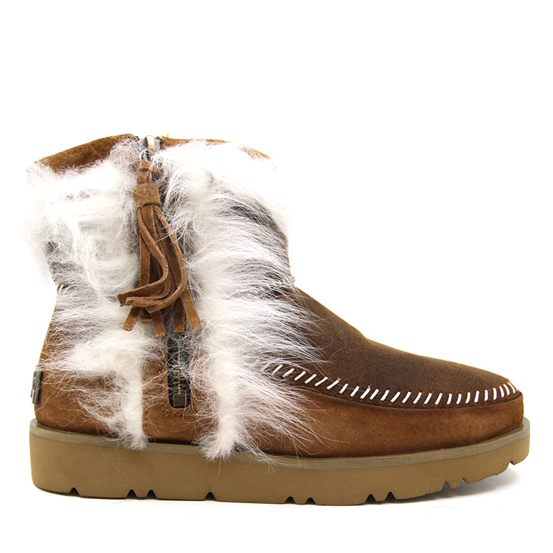 Side Fur Ugg Boots