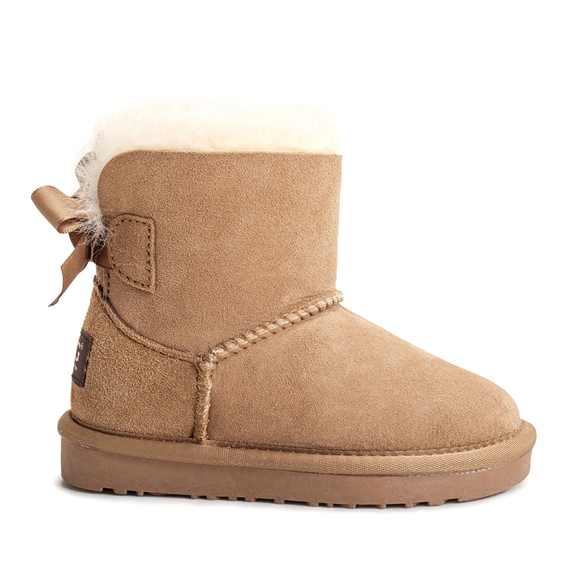Kids Mini Bow Ugg Boots