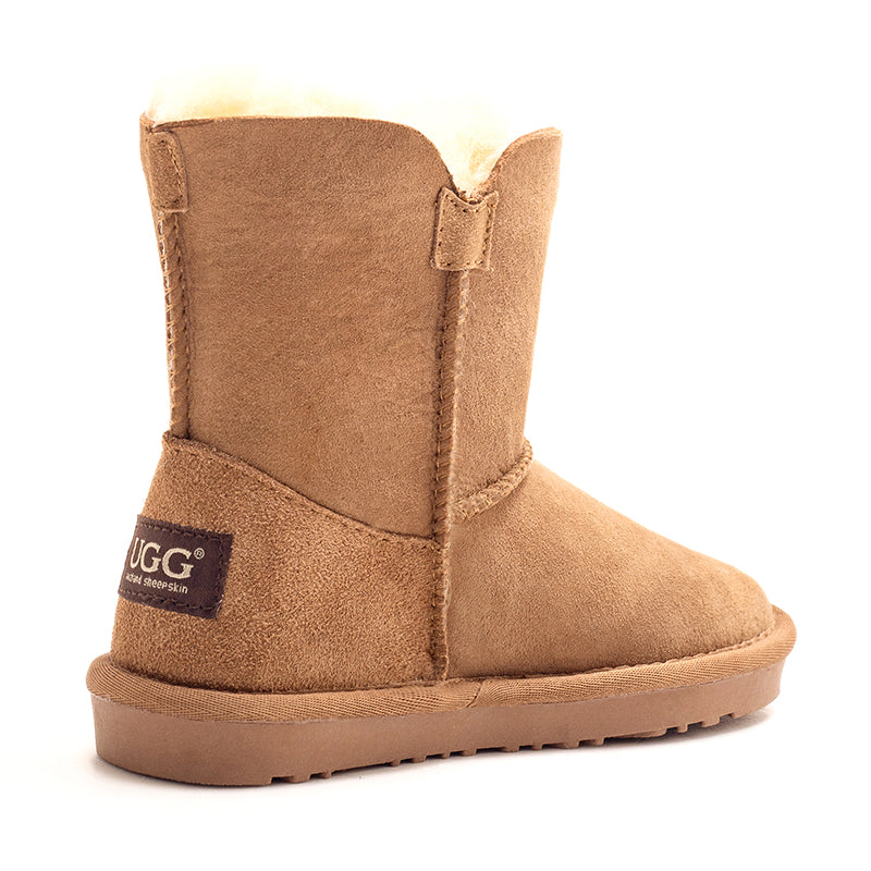 Kids Button Ugg Boots