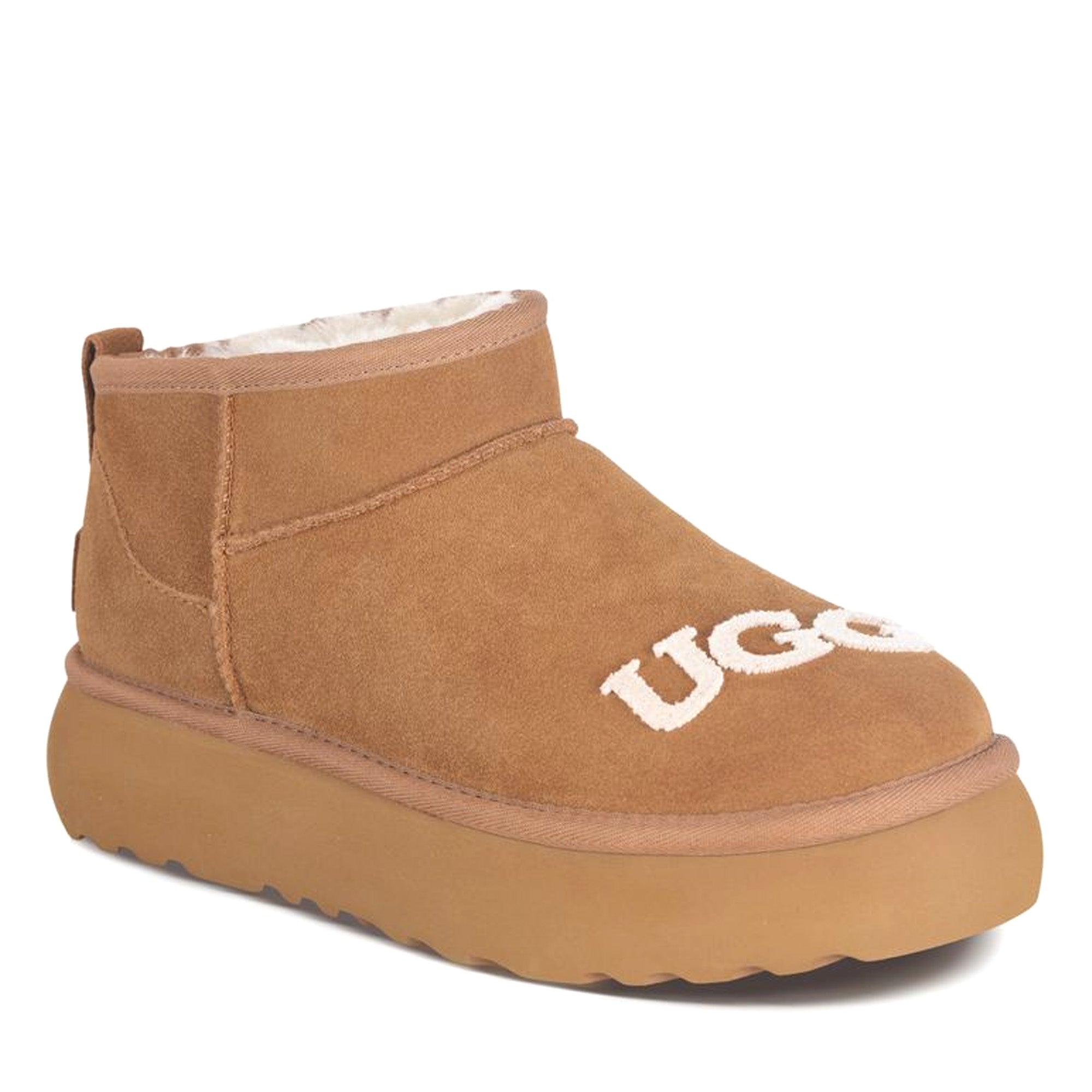 Platform Logo Mini Ugg Boots