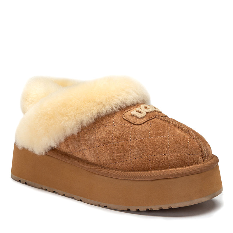 Fluffy Strap Platform Uggs