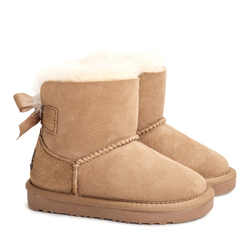 Kids Mini Bow Ugg Boots
