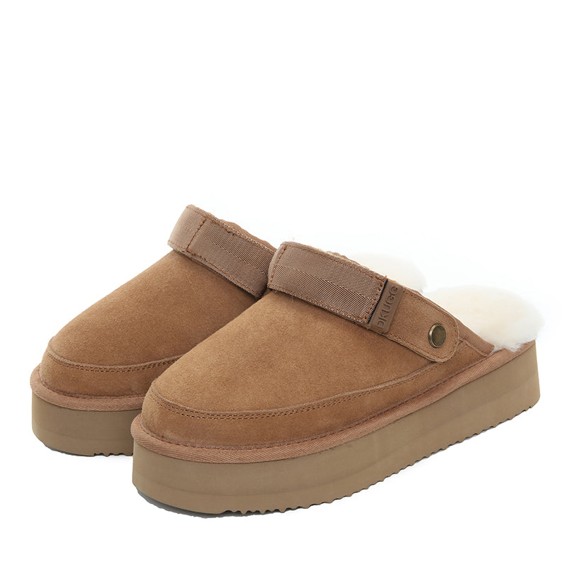 Clog Wool Platform Scuff Uggs