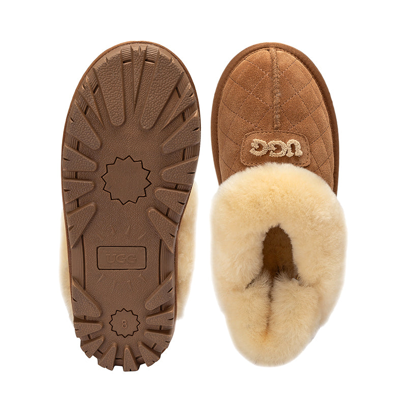 Fluffy Strap Logo Uggs