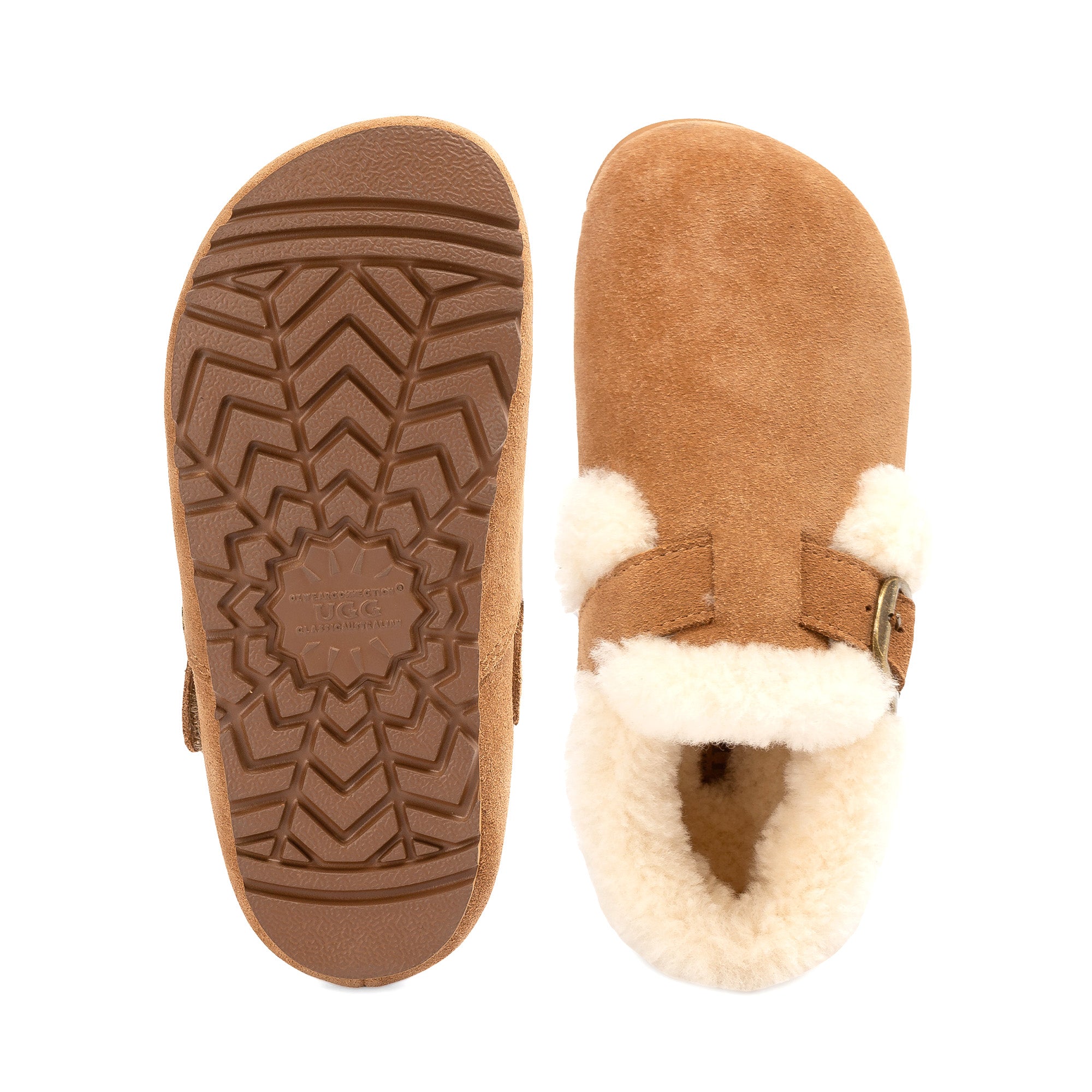 Fluffy Belts Ugg Slippers