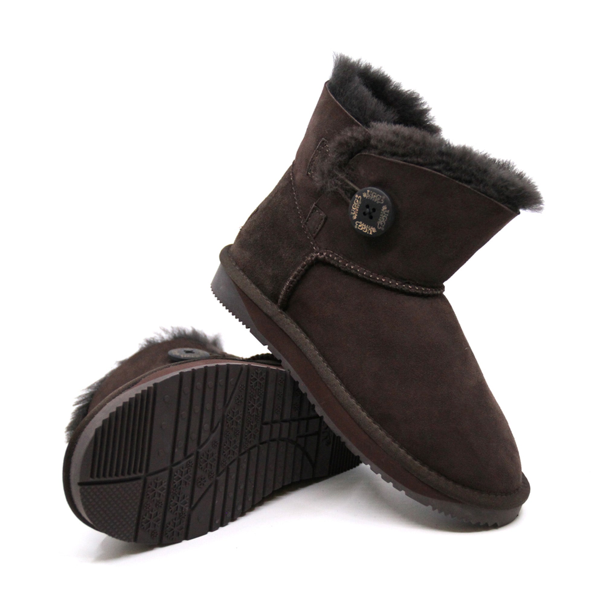 Button Mini Ugg Boots