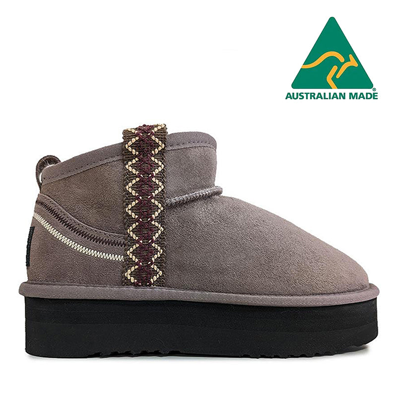 Australian Made - Mini Platform Potea Braid Ugg Boots