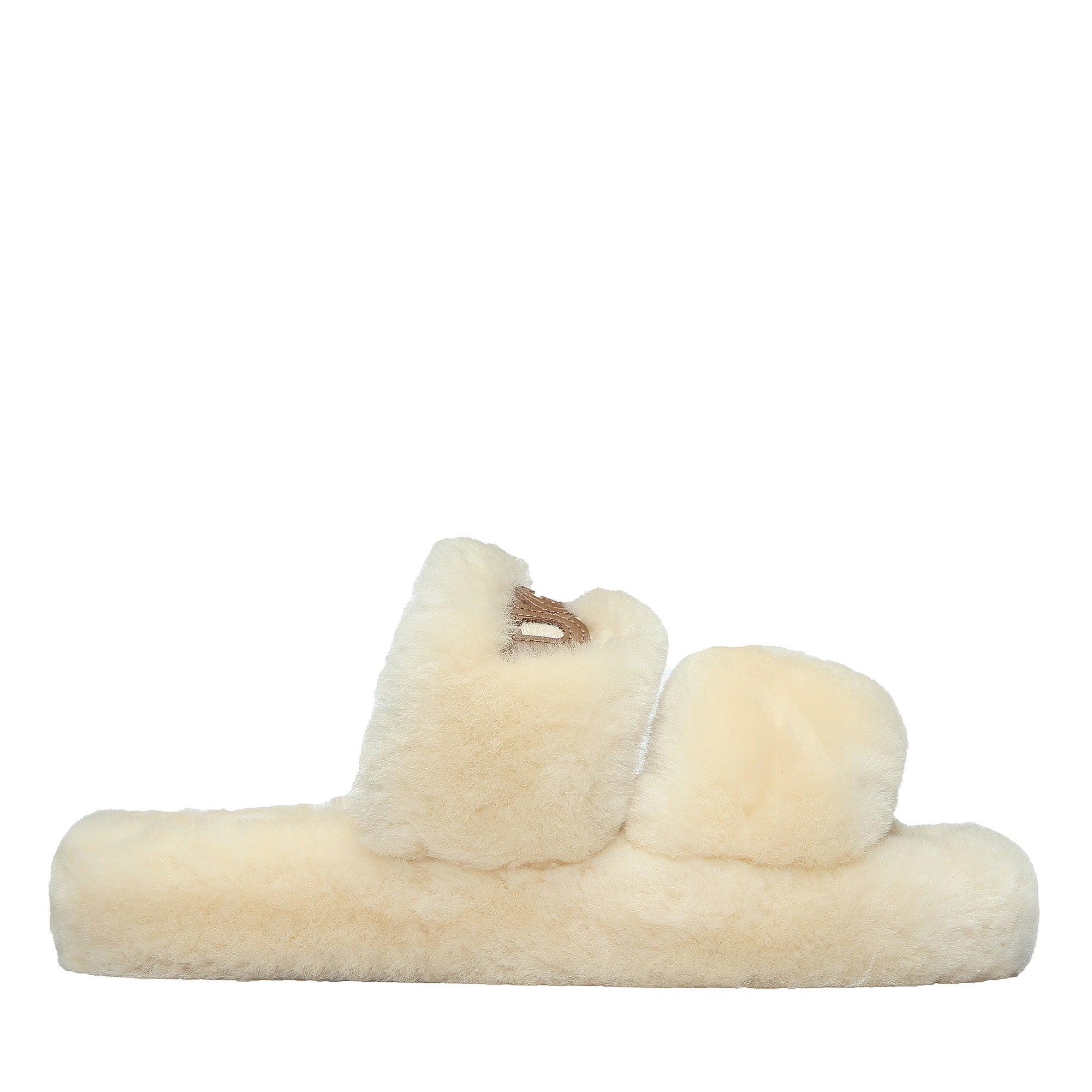 Double Strap Shearling Ugg Slipper