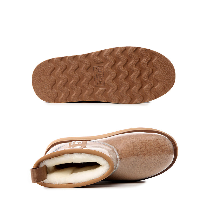 Platinum Coated Rain Ugg Boots