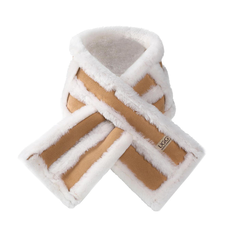 Double Cuff Sheepskin Scarf Uggs