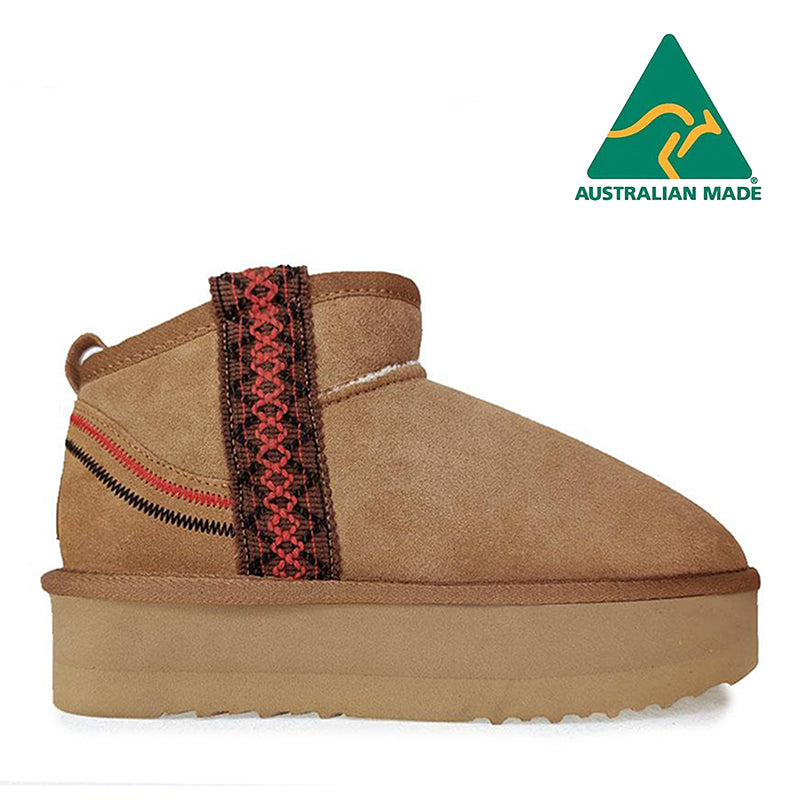 Australian Made - Mini Platform Potea Braid Ugg Boots