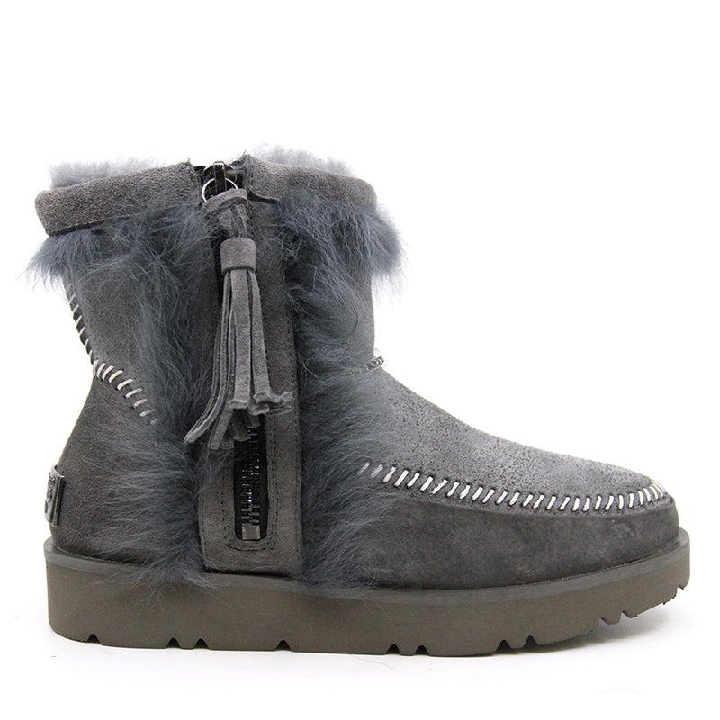 Side Fur Ugg Boots