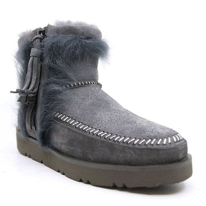 Side Fur Ugg Boots