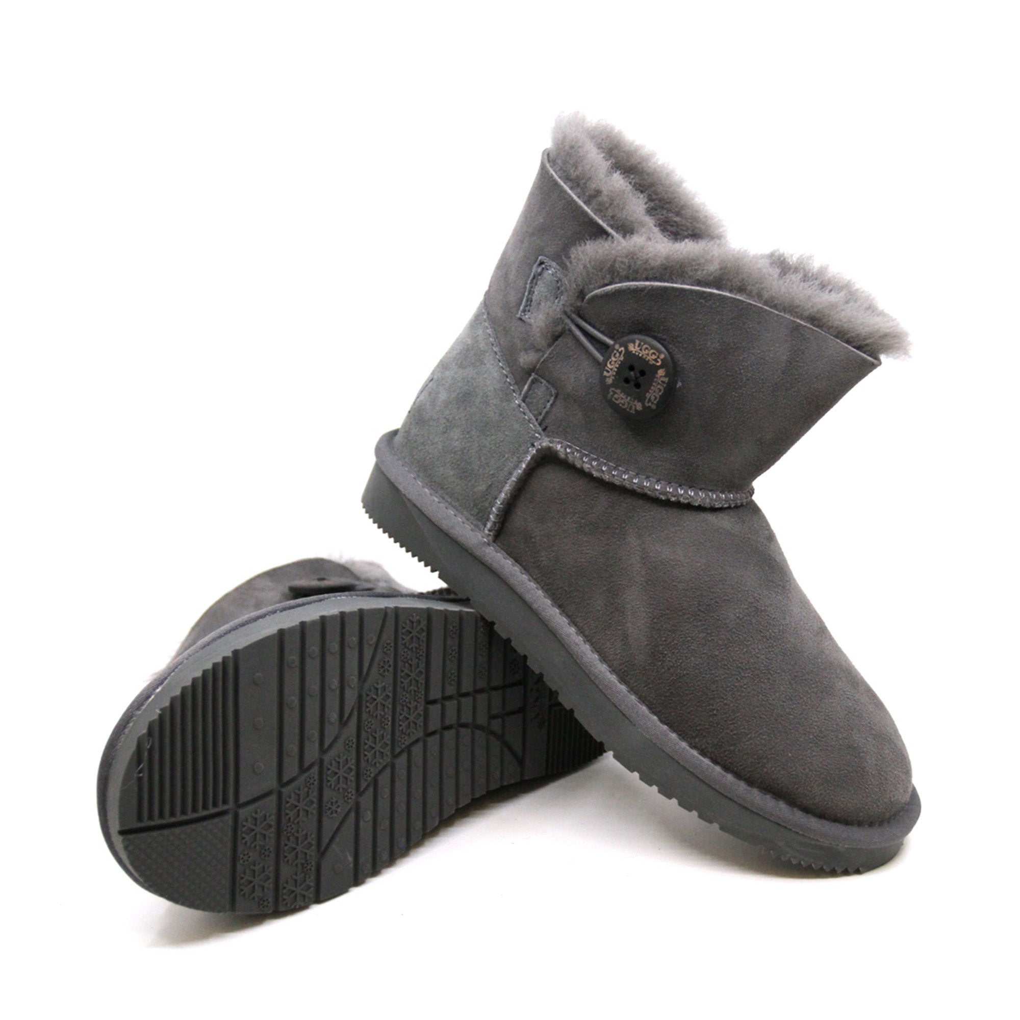 Button Mini Ugg Boots