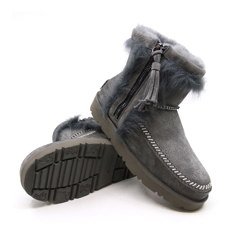 Side Fur Ugg Boots