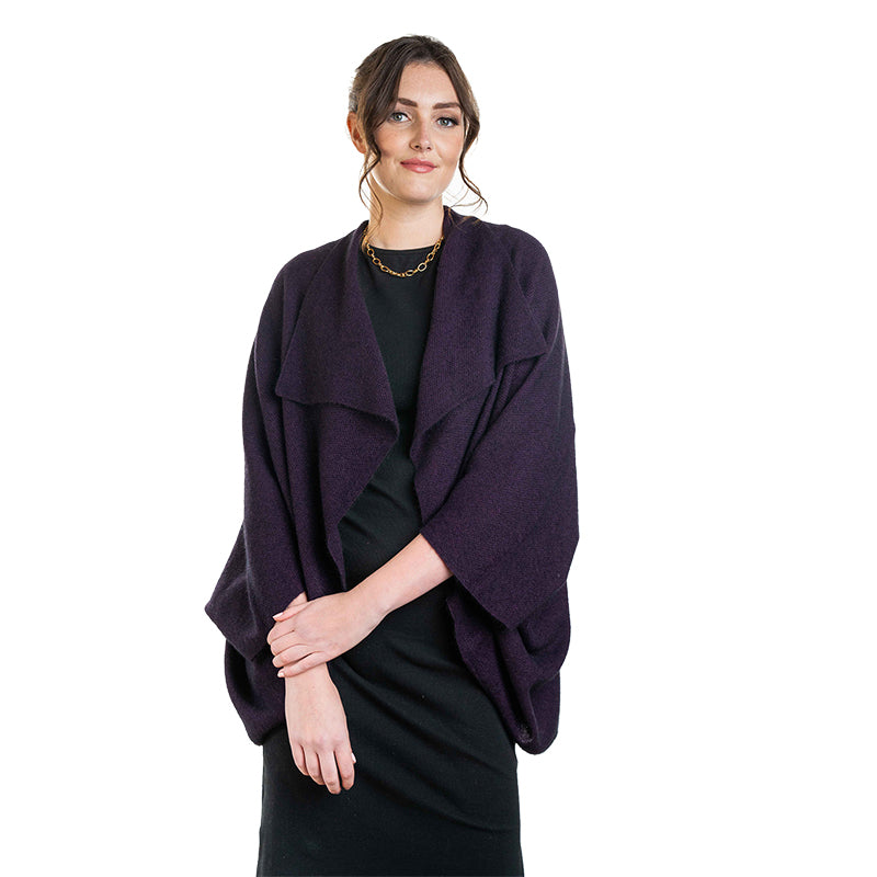 Wełna Premium Possum i Merino - Wzruszanie ramionami ściegiem mchu