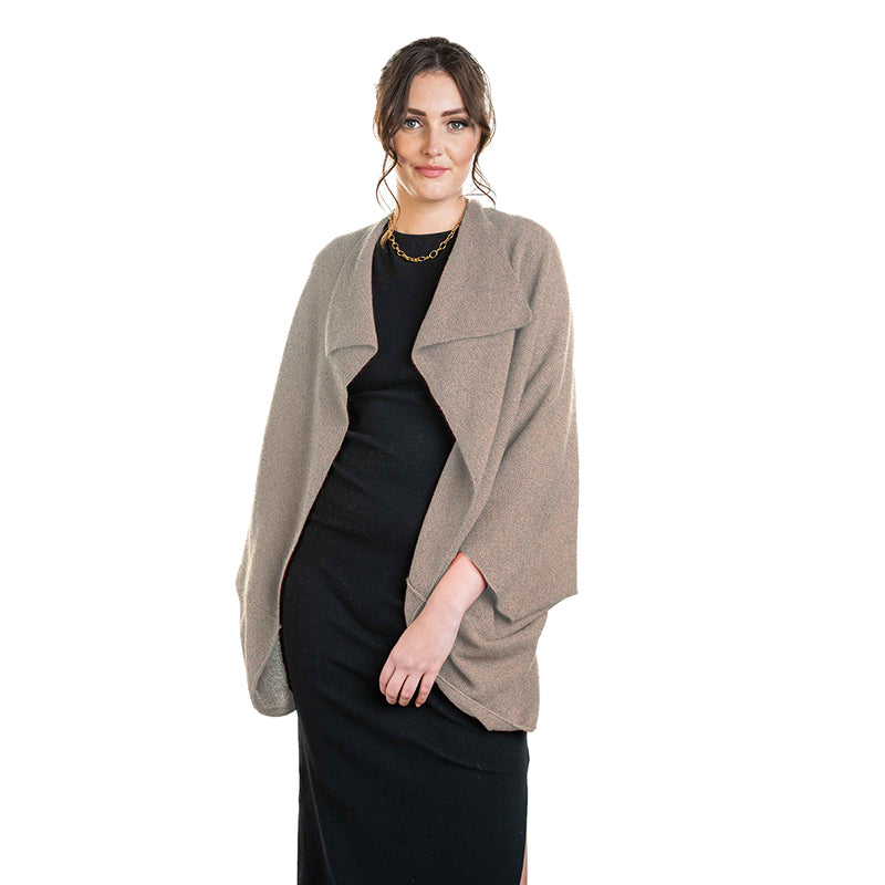 Wełna Premium Possum i Merino - Wzruszanie ramionami ściegiem mchu