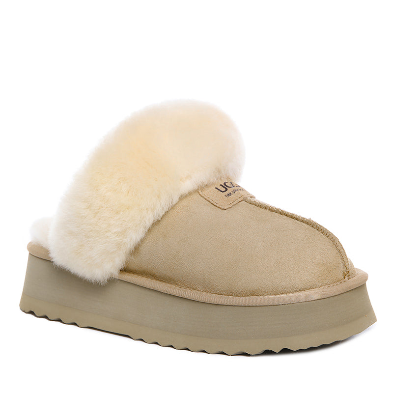 Detachable Fluffy Platform Uggs