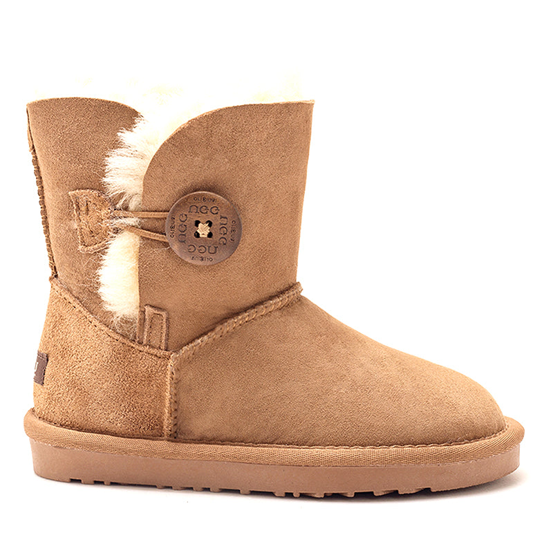 Kids Button Ugg Boots
