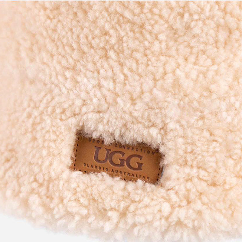 UGG Curly Sheepskin Bucket Hat