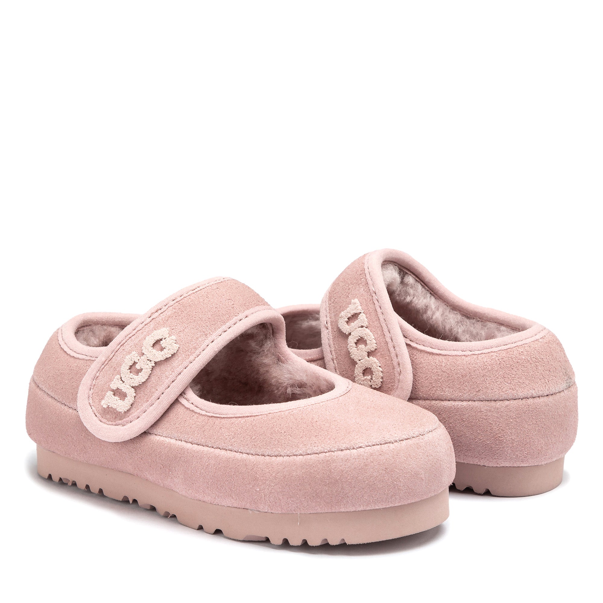 Kids Velcro Ugg Slippers